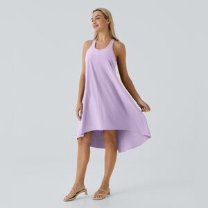 HALARA Breezeful™ RacerPocket High Low Flowy Midi Quick Dry Casual Dress